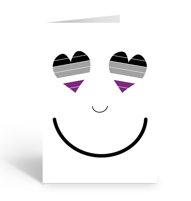 Asexual Smiles Greeting Card
