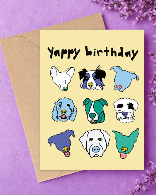YAPPY BIRTHDAY Greeting Card