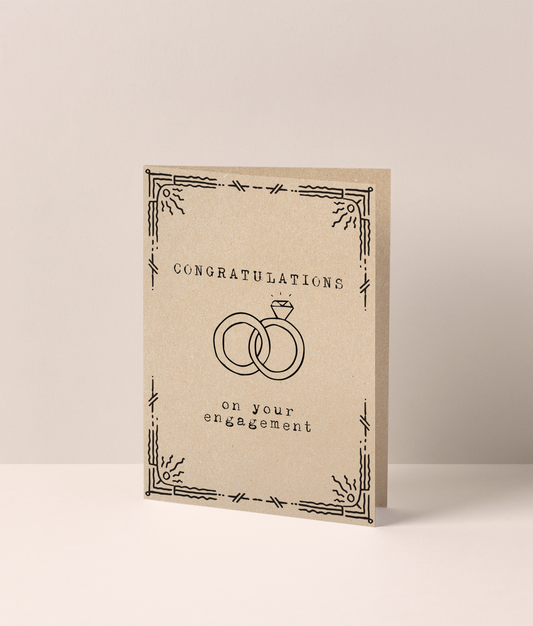 LGBTQ+ POETRY ENGAGEMENT CONGRATS Greeting Card