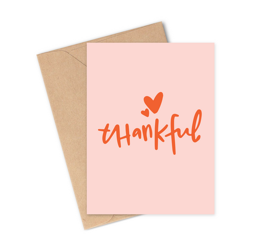THANKFUL Greeting Card