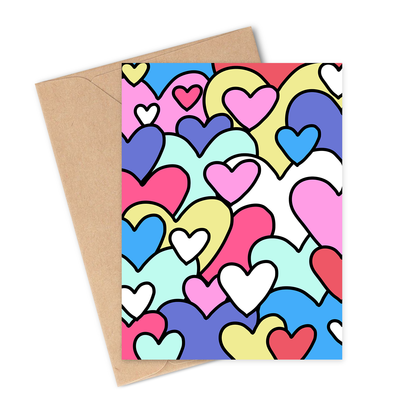 4EVA LOVE Greeting Card