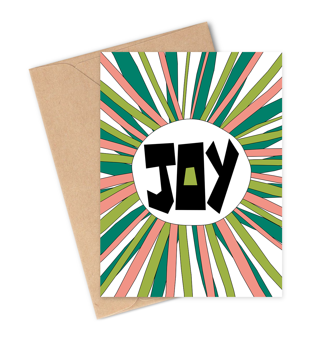 Joy greeting card