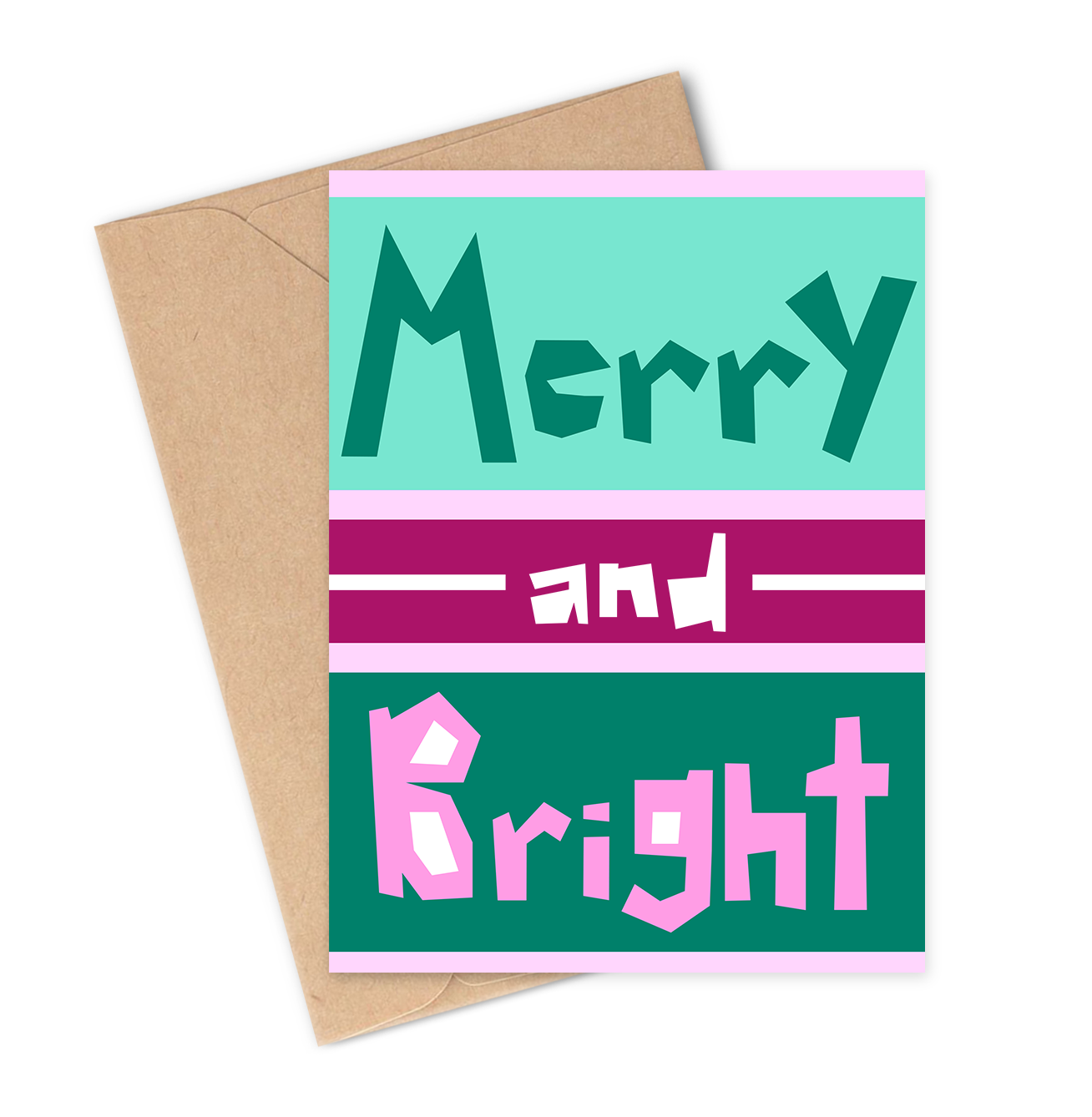 Merry and Bright Greeting Card