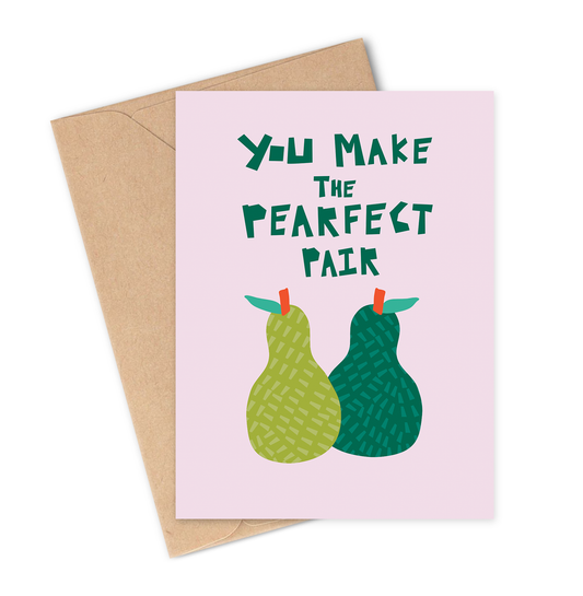PEARFECT PAIR Greeting Card