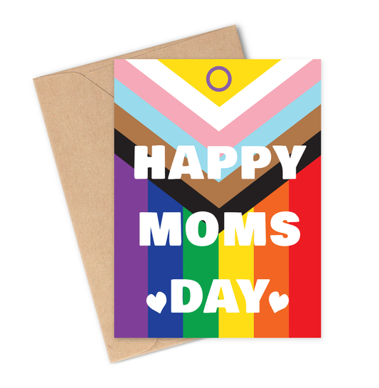 PROGRESS PRIDE INCLUSIVE MOMS DAY Greeting Card