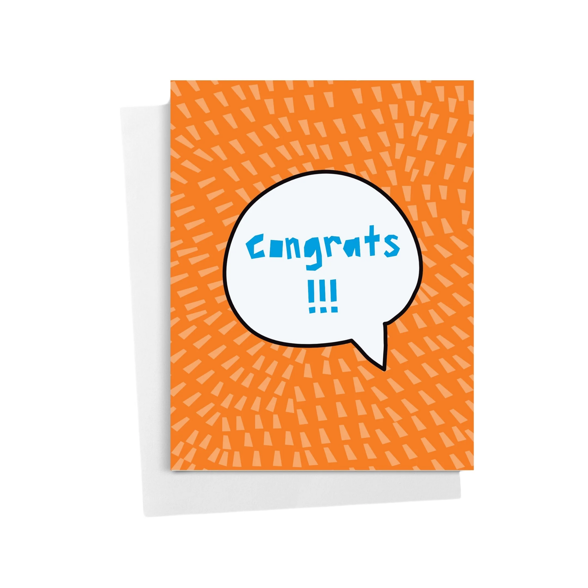 CONGRATS QUOTE BUBBLE Greeting Card