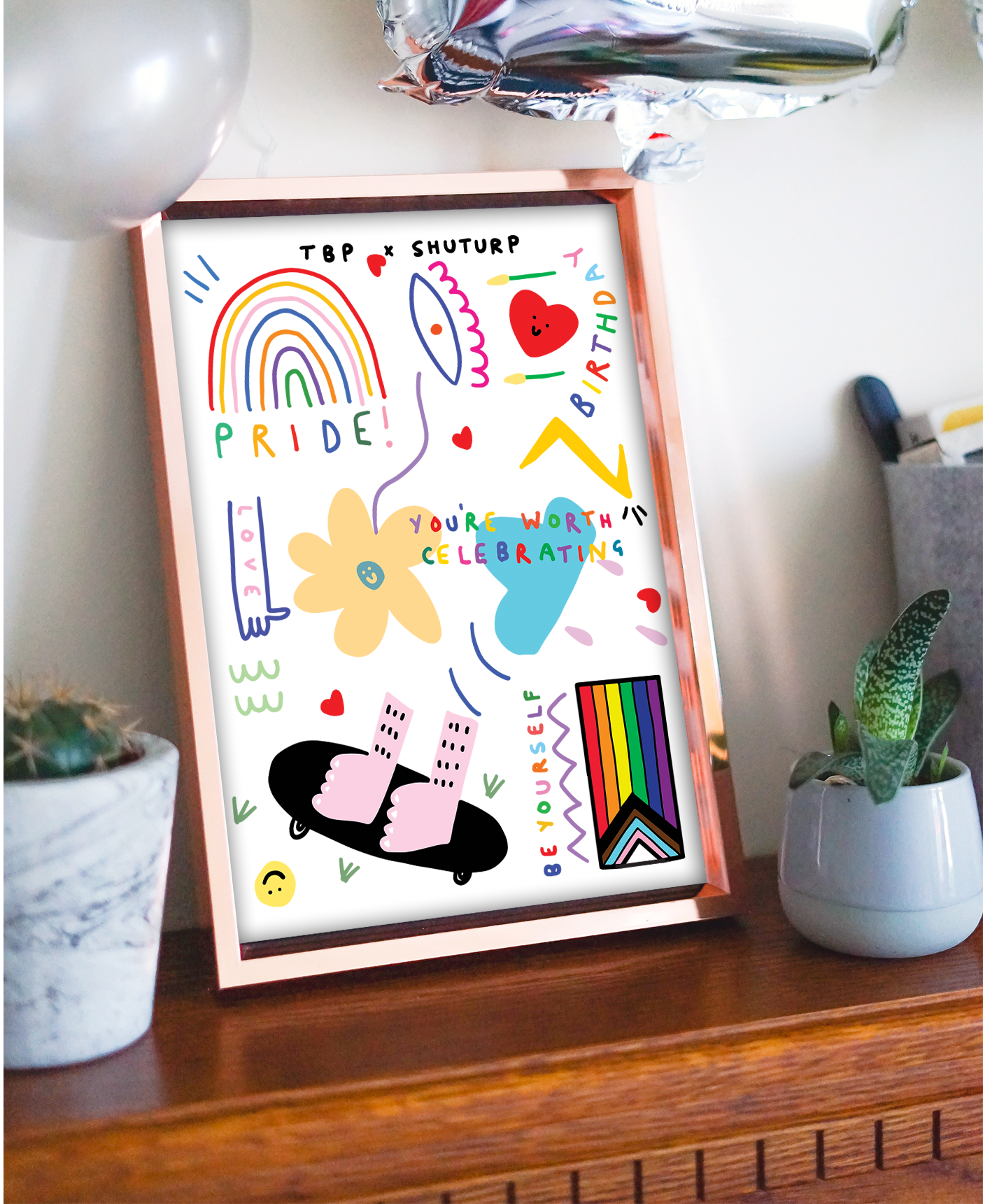 LGBTQIAP2S+ Vibes Art Print