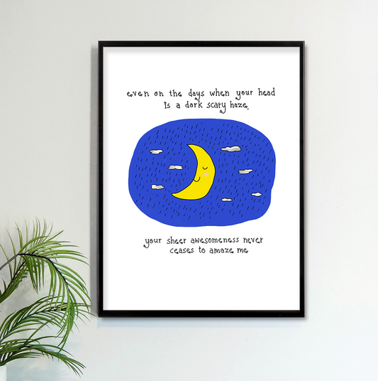 YOU AMAZE ME Art Print