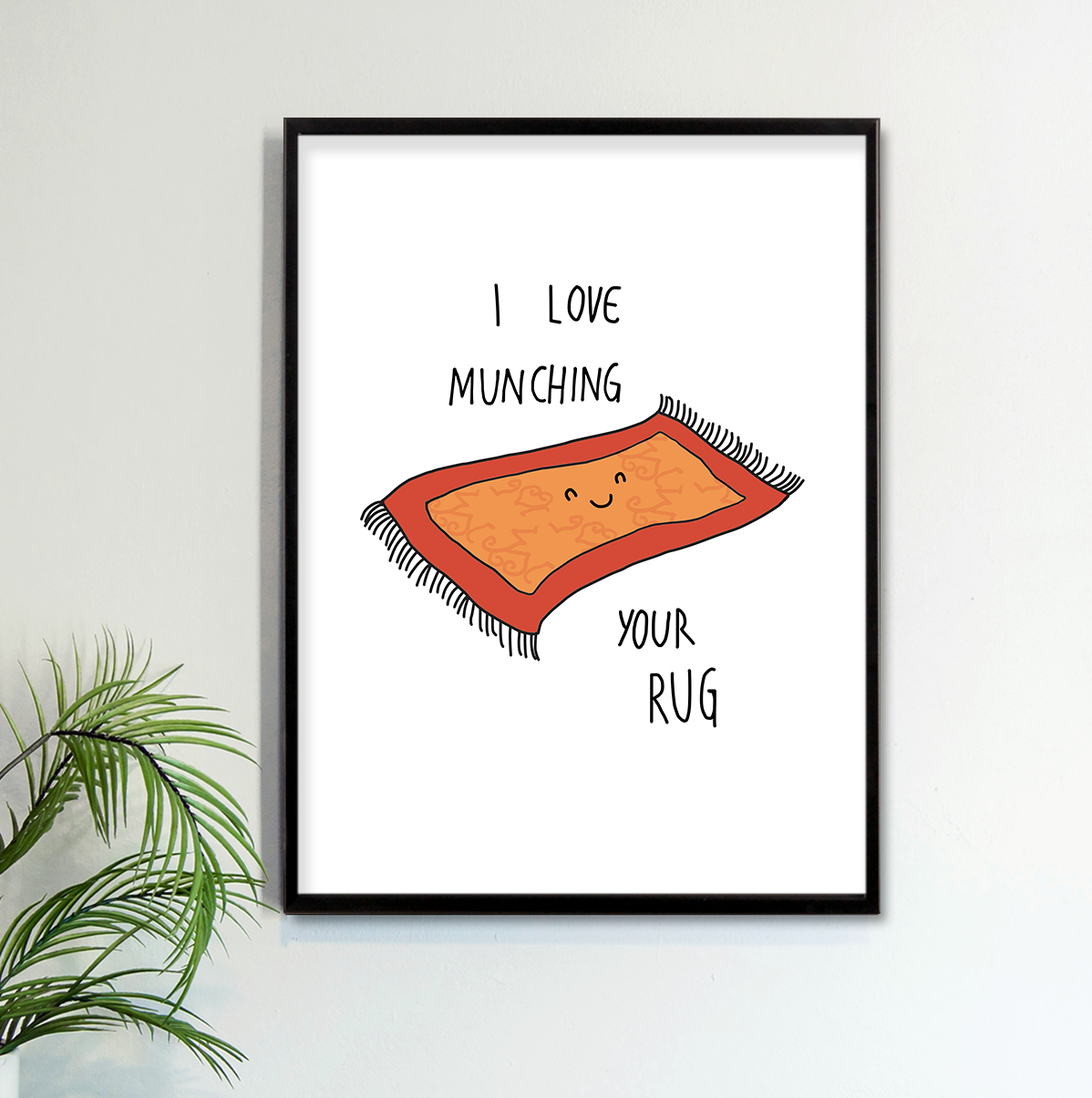 RUG MUNCHER Art Print