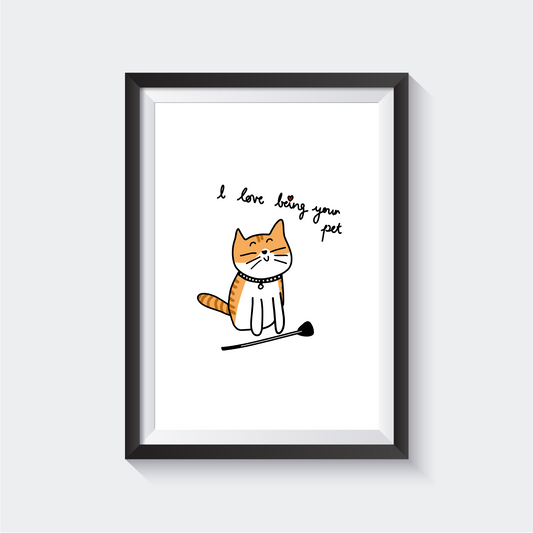 PUSSY PET Art Print