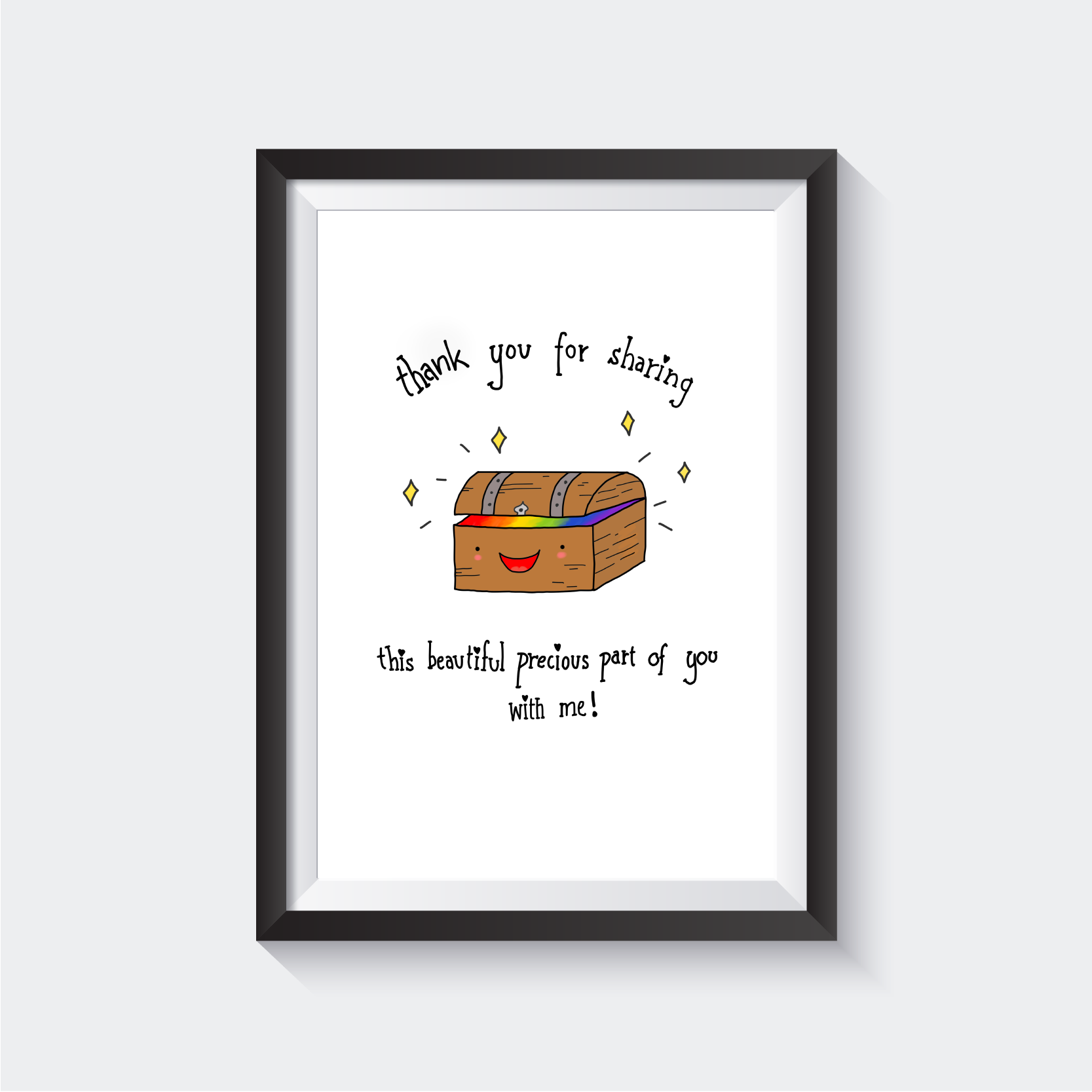 THANK YOU Art Print