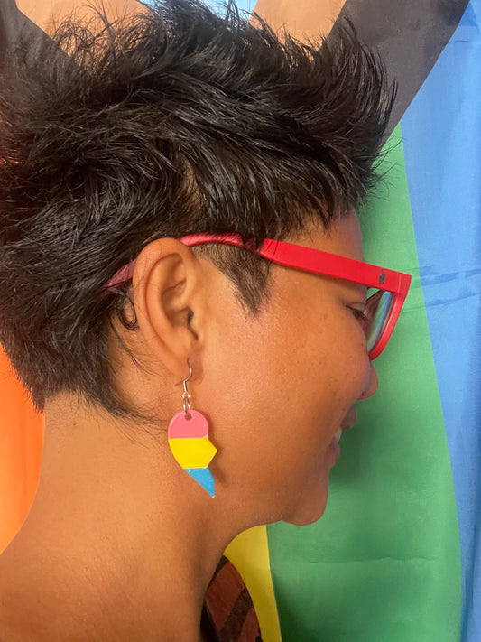 BFF PANSEXUAL 3D DROP EARRINGS