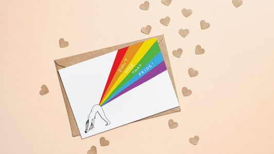 DON'T HIDE THAT PRIDE Greeting Card