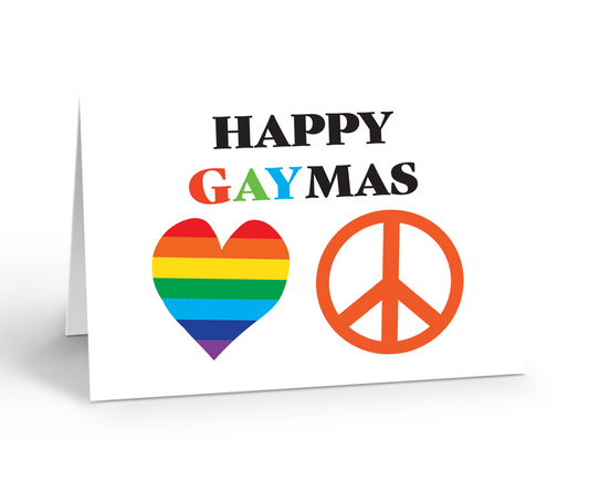 Happy Gaymas Greeting Card