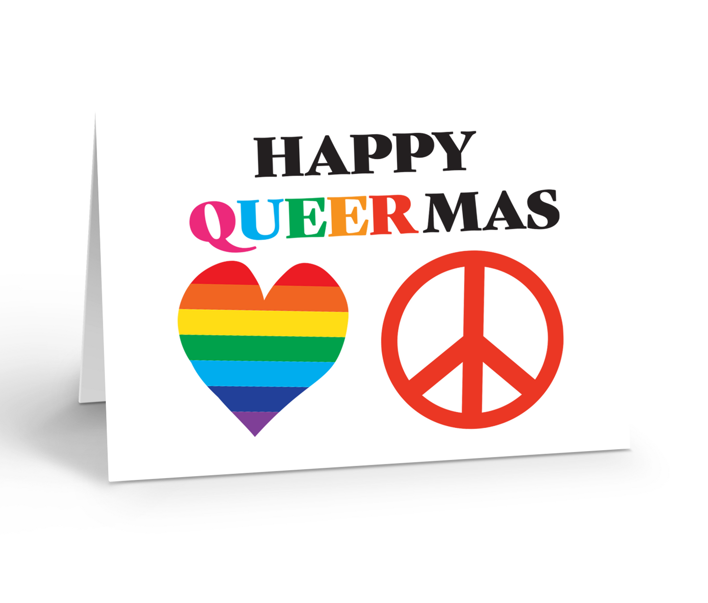 Happy queermas greeting card