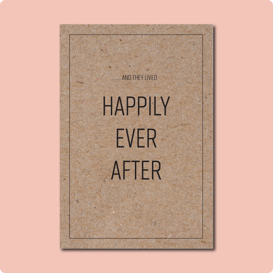 And they lived happily ever after greeting card