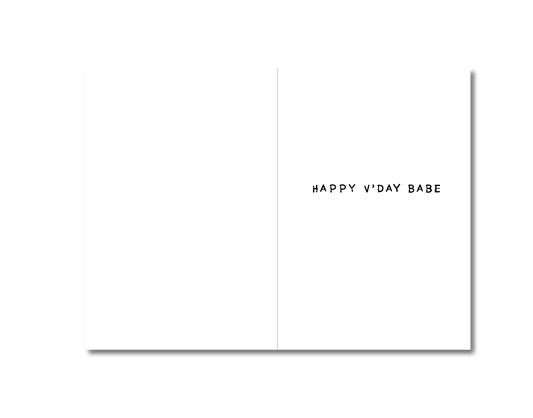 HEY GIRLFRIEND Greeting Card