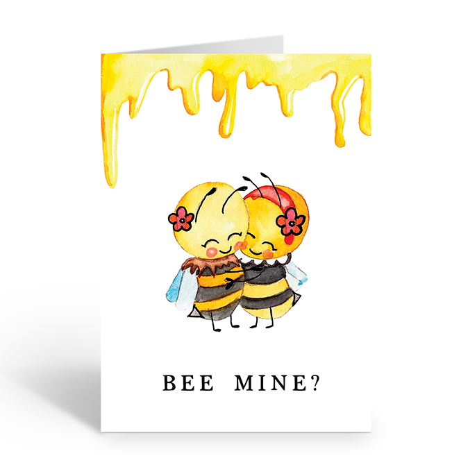 Bee Mine Greeting Card