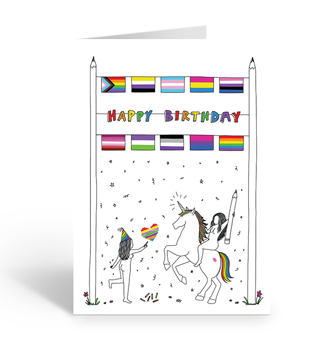 Happy Birthday Party Greeting Card