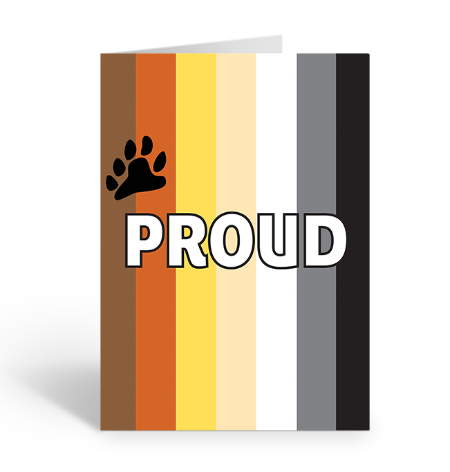 Proud Bear Greeting Card