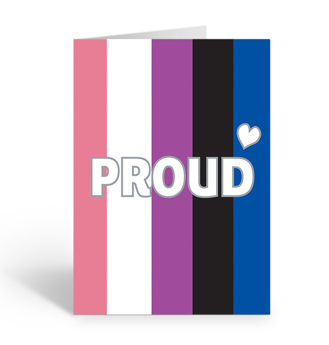 Proud Genderfluid Greeting Card