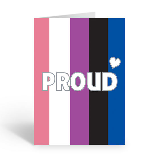 Proud Genderfluid Greeting Card