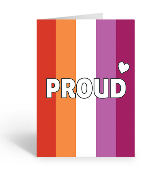 Proud Lesbian Greeting Card