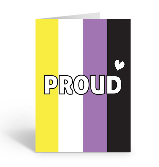 Proud Non-Binary Greeting Card