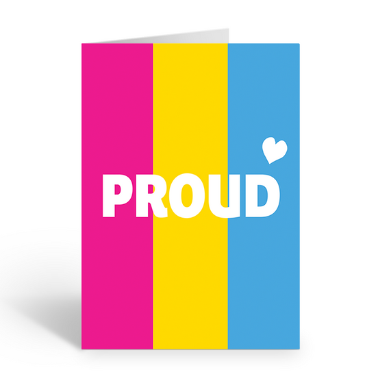 Proud Pansexual Greeting Card