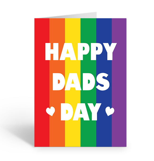 RAD DADS DAY Greeting Card