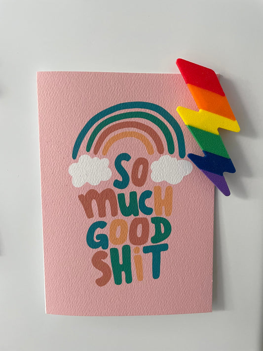 RAINBOW LIGHTNING 3D Magnets