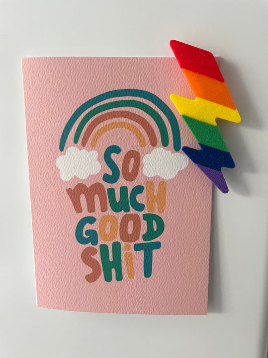 RAINBOW LIGHTNING 3D Magnets