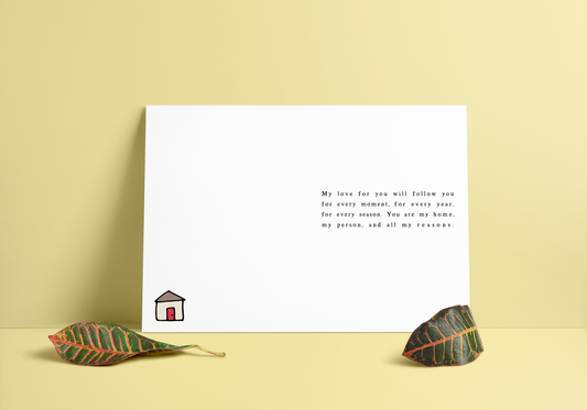 YOU'RE MY HOME Art Print