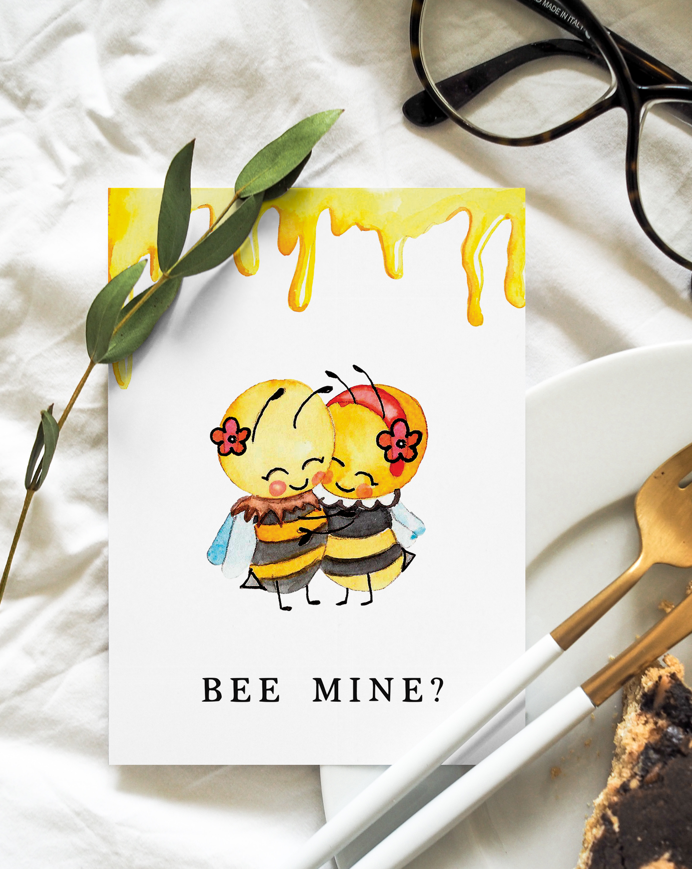 BEE MINE POETRY Greeting Card