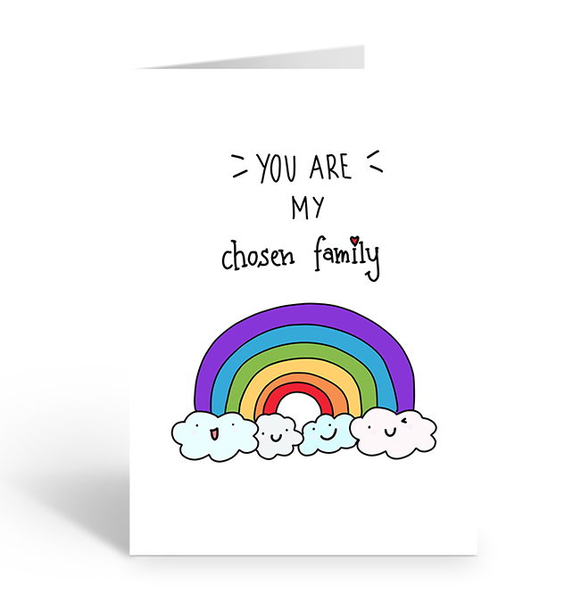 You Are My Chosen Family Greeting Card