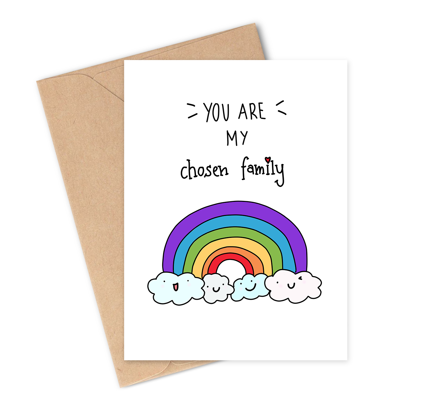 You Are My Chosen Family Greeting Card