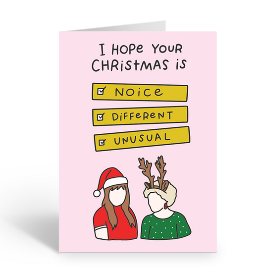 KATH & KIM XMAS IS NOICE, DIFFERENT & UNUSUAL Greeting Card
