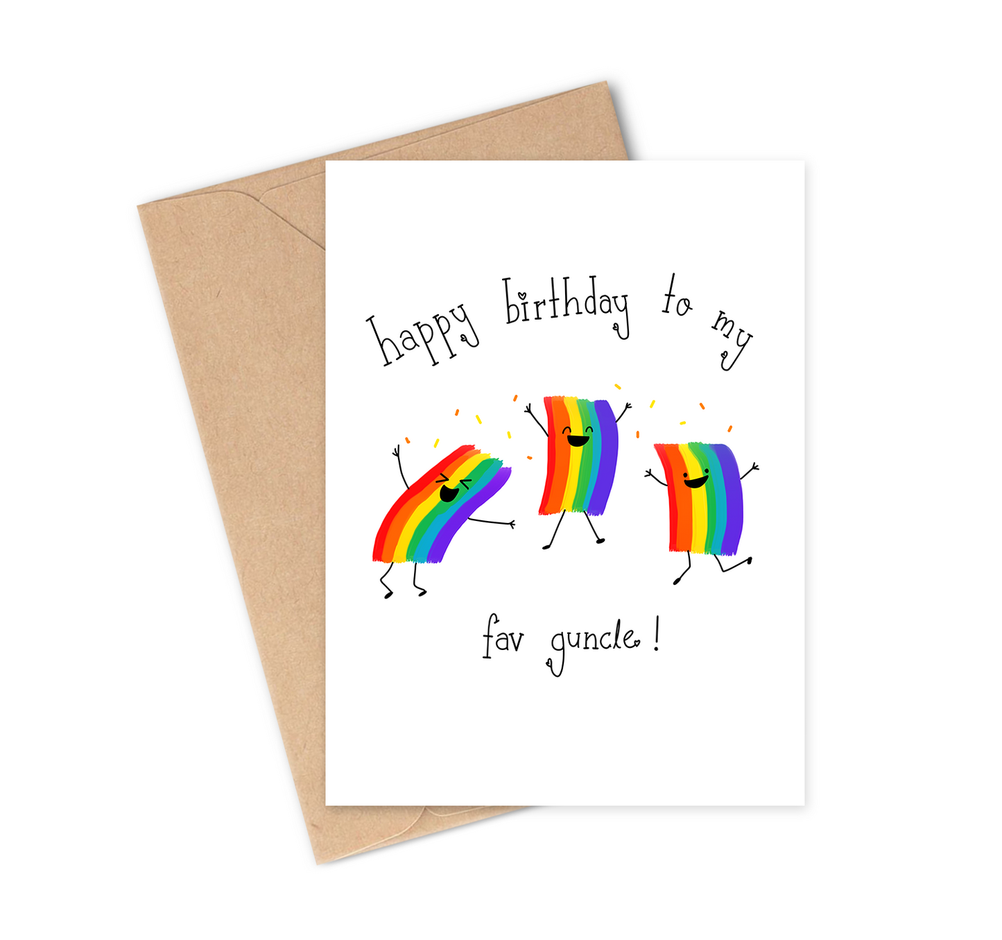 HAPPY BIRTHDAY GUNCLE Greeting Card