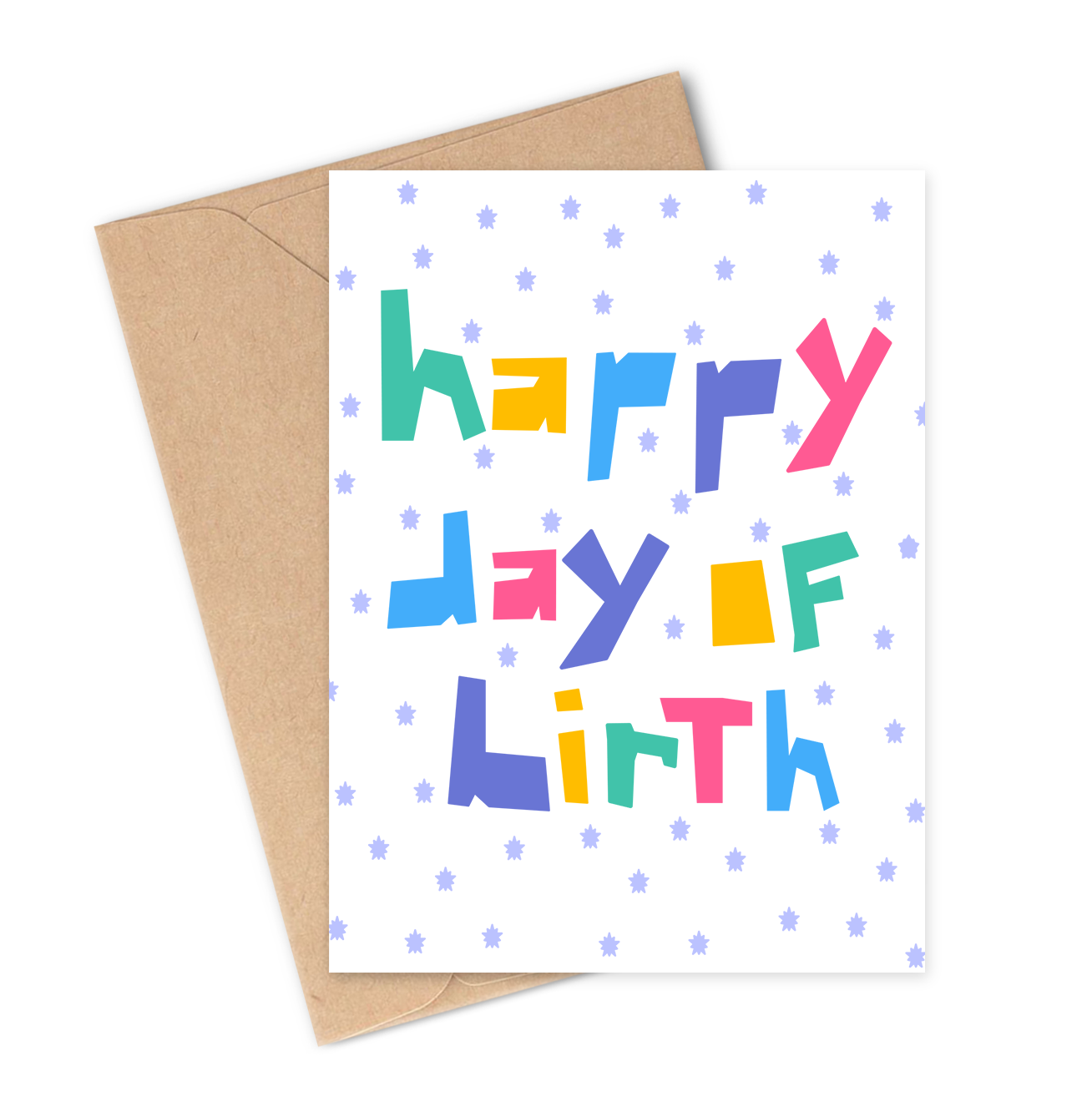 HAPPY DAY OF BIRTH Greeting Card