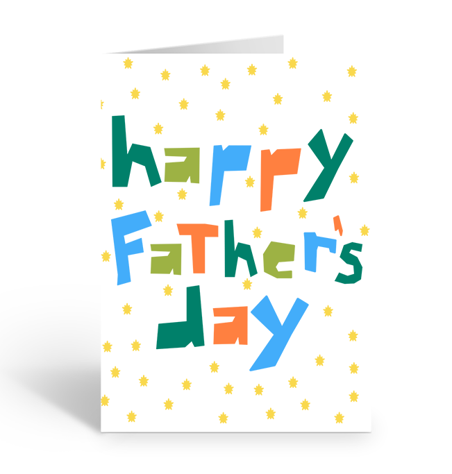 HAPPY FATHER'S DAY VIBES Greeting Card