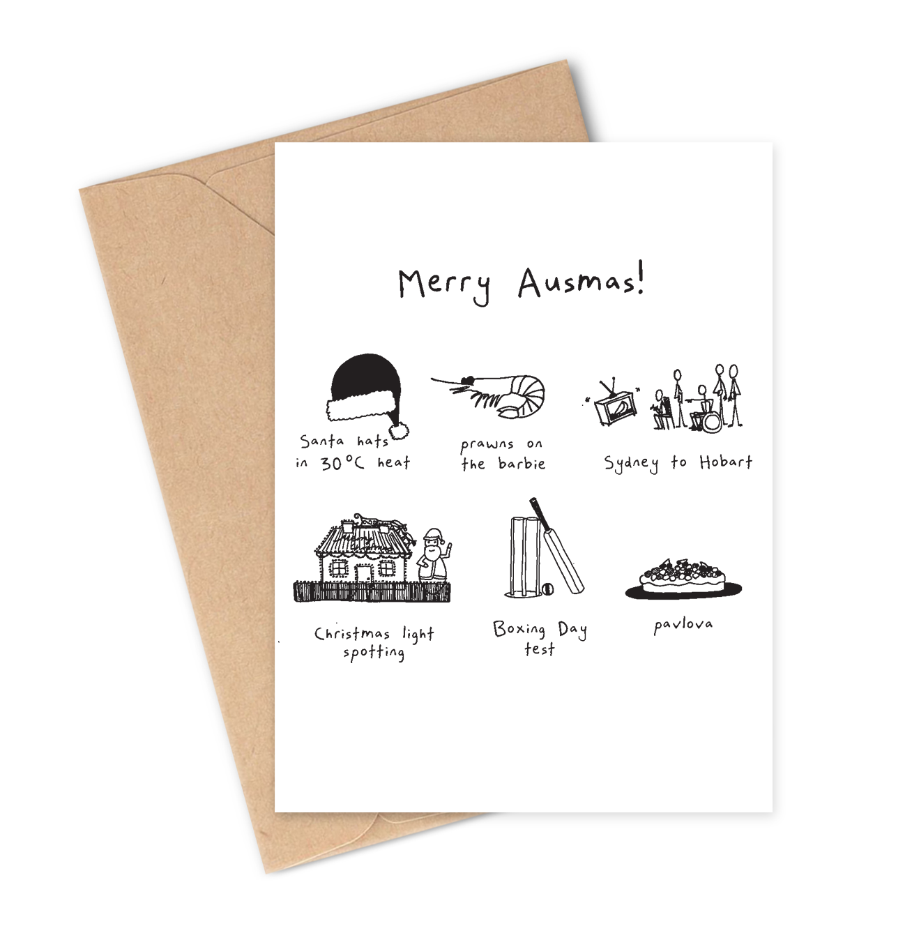 MERRY AUSMAS Greeting Card
