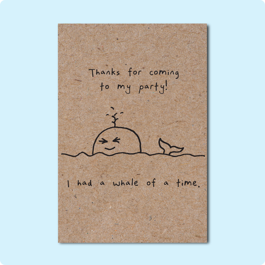 WHALE OF A TIME Greeting Card