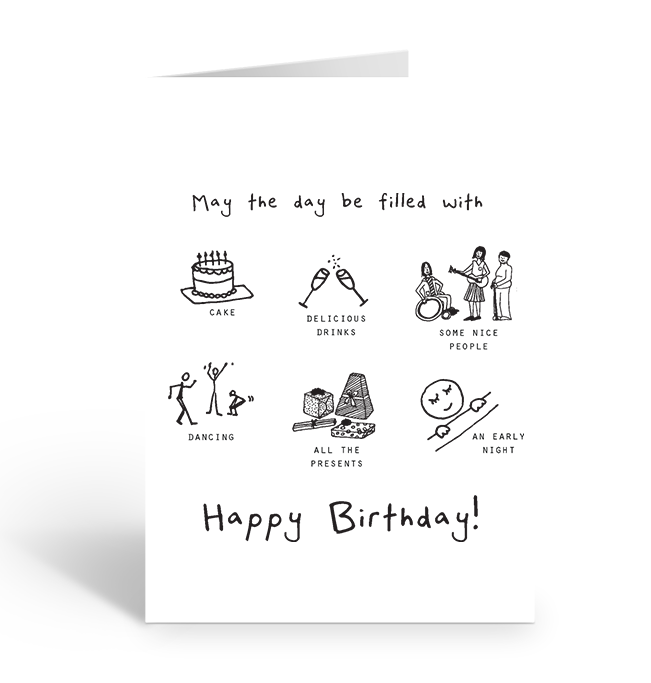 BIRTHDAY CHEERS Greeting Card