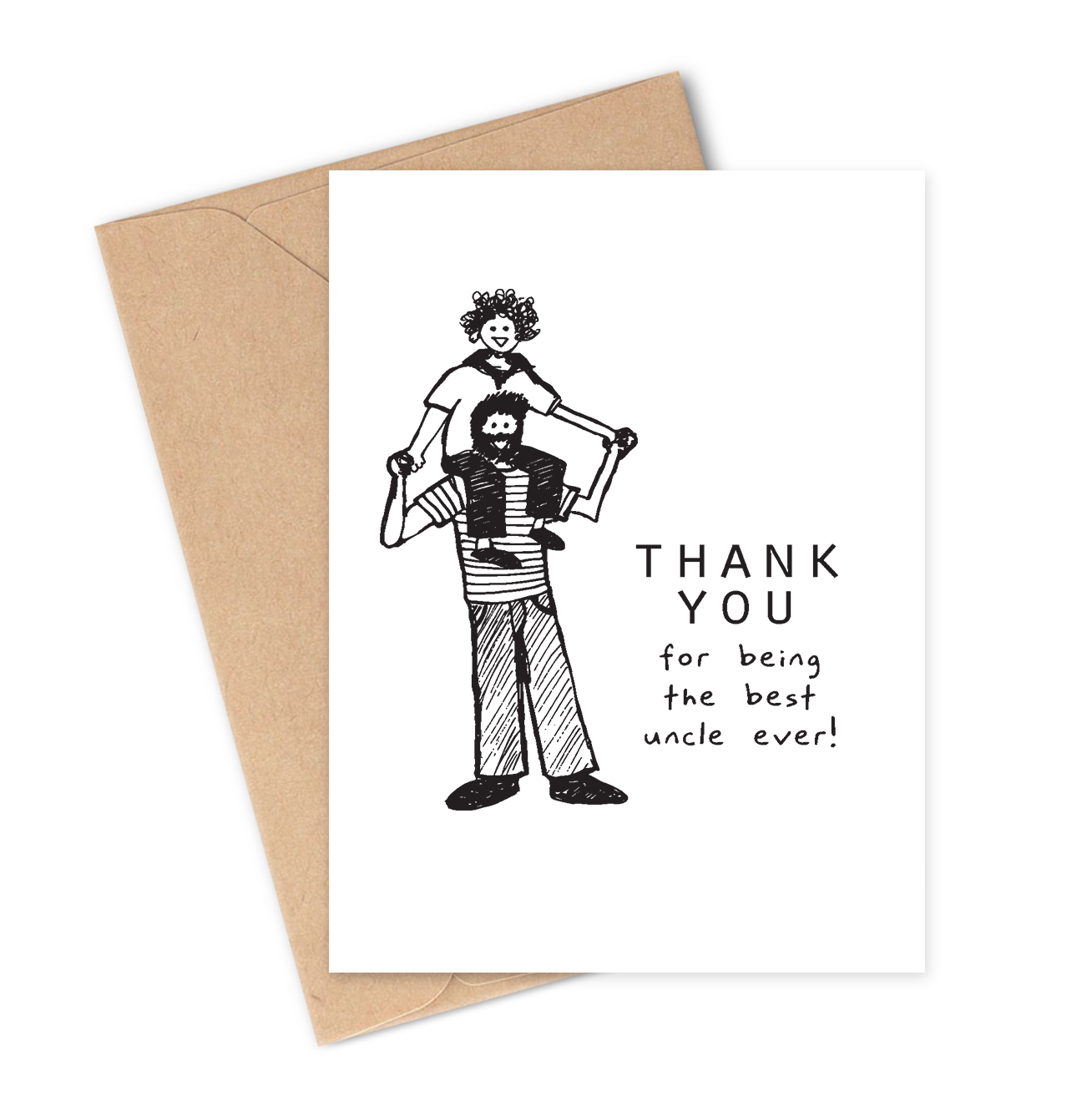 THANK YOU BEST UNCLE EVER Greeting Card