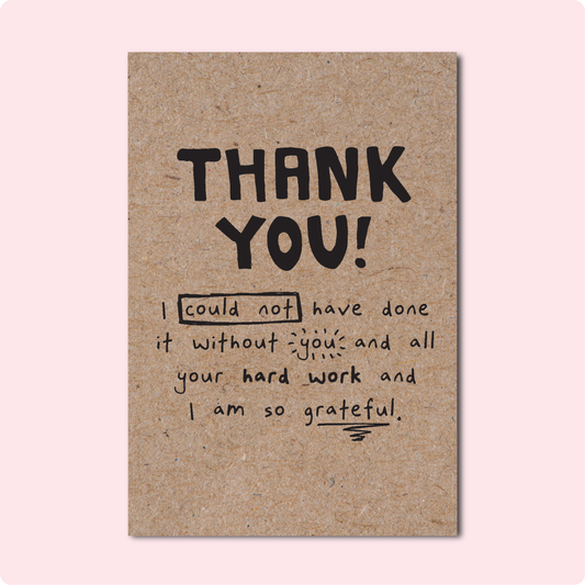 THANK YOU! SO GRATEFUL Greeting Card