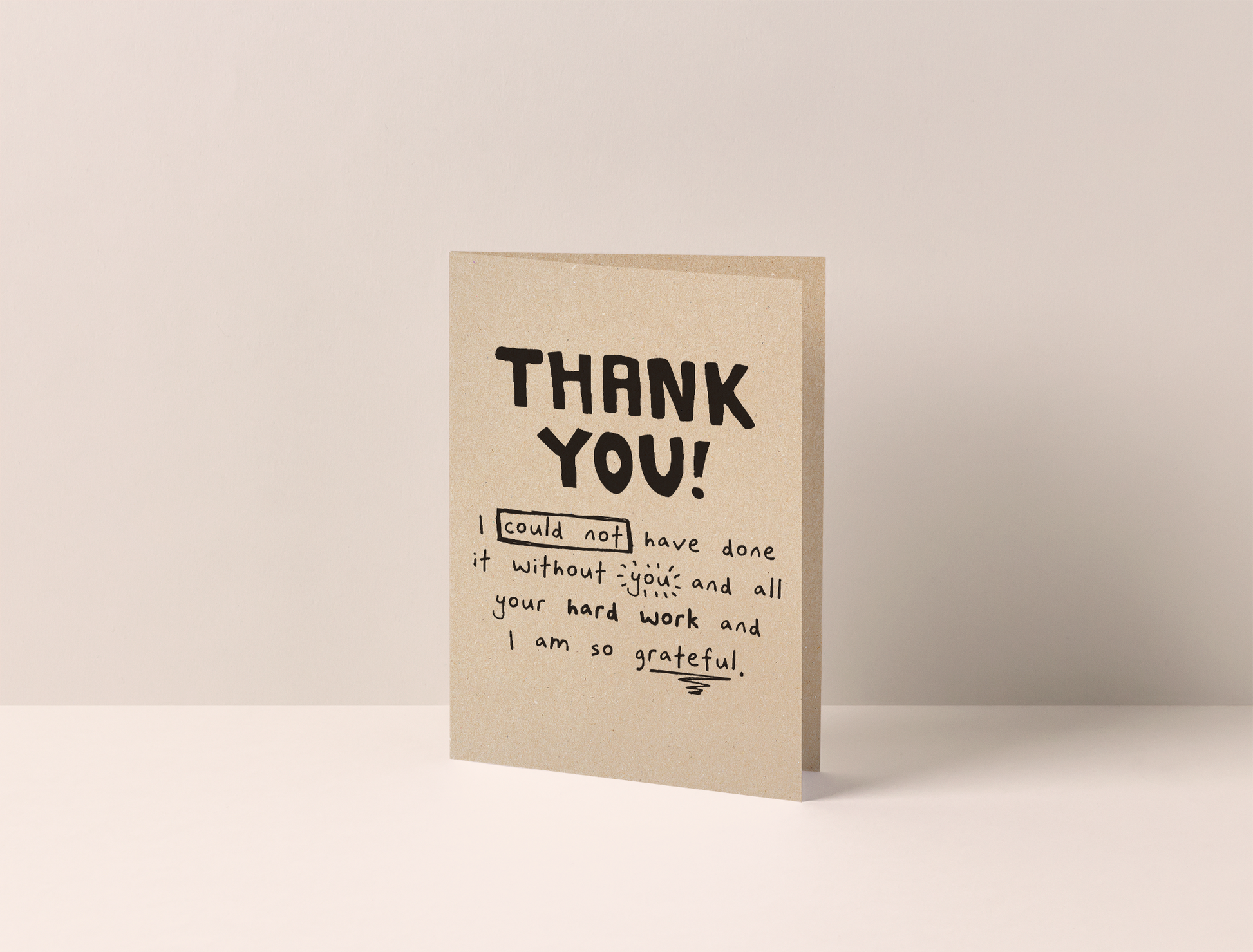 THANK YOU! SO GRATEFUL Greeting Card