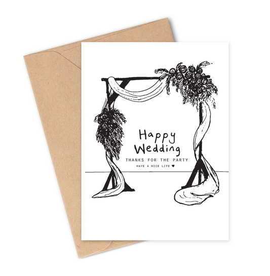 HAPPY WEDDING Greeting Card