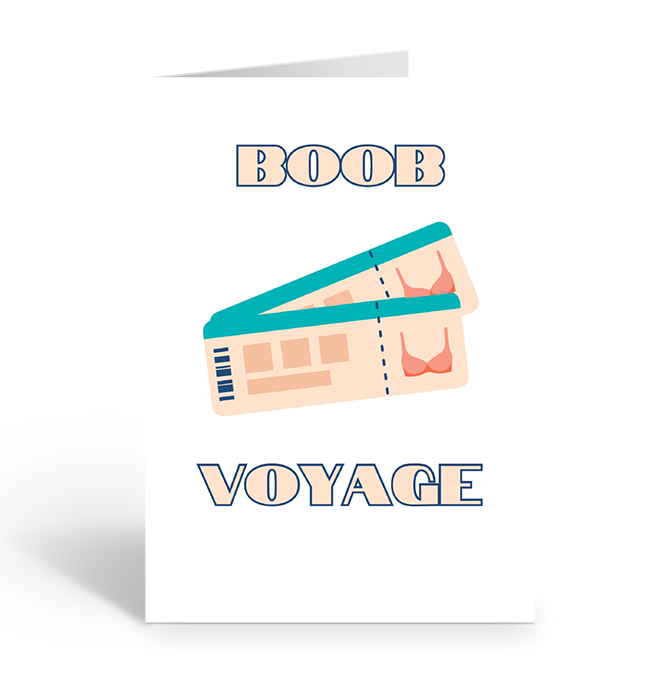 BOOB VOYAGE Greeting Card