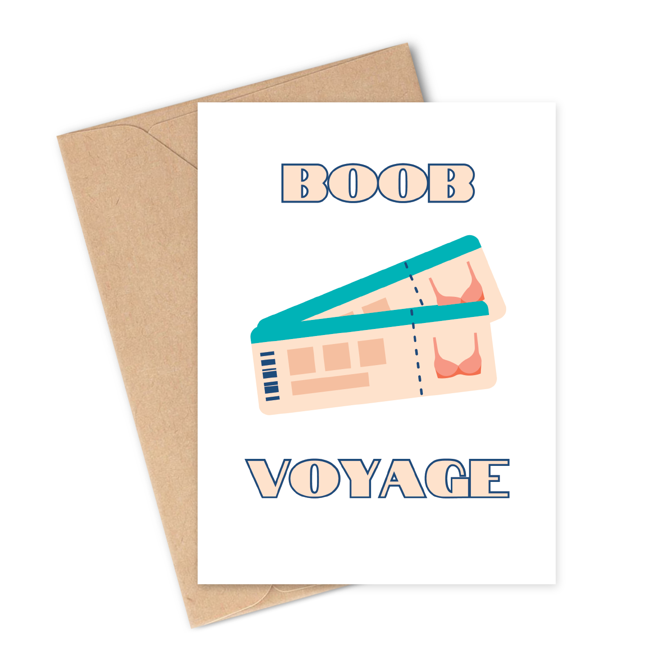 BOOB VOYAGE Greeting Card