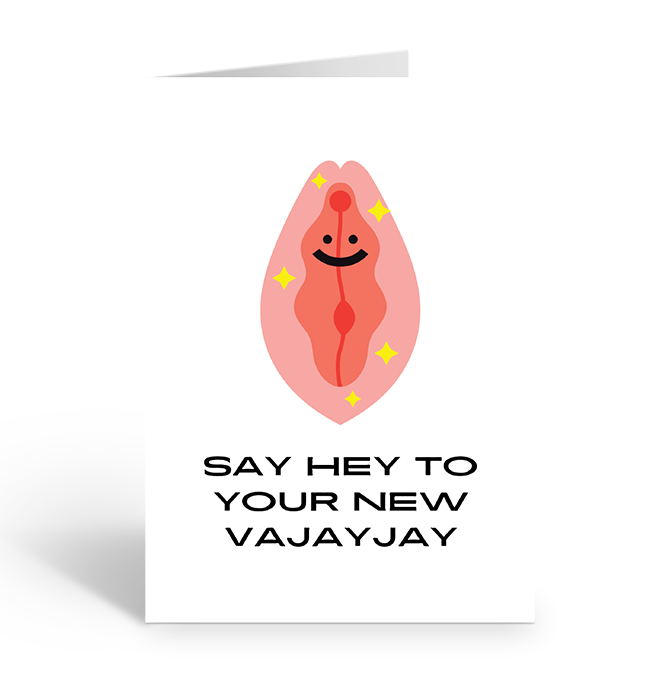 HEY NEW VAJAYJAY Greeting Card